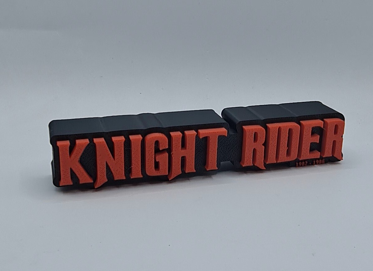 Knight Riders Lettering Knight Rider The Vehicles | Shapes